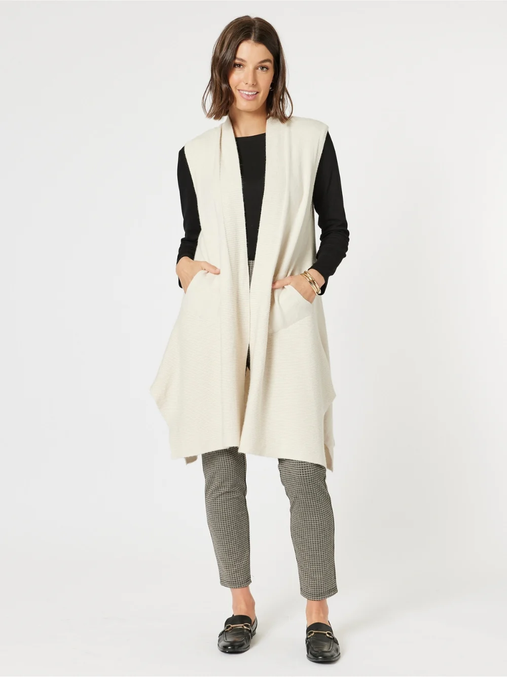 Ava Pant - Natural/Black