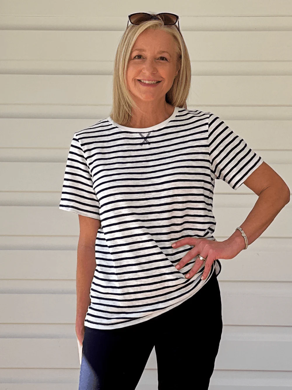Classic Stripe T-shirt - Navy