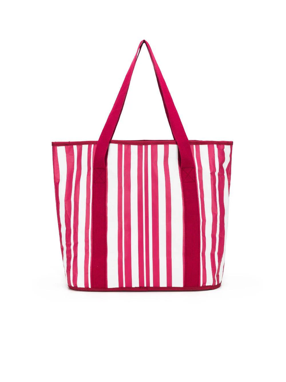 Sabbia Beach Bag Small - Pink Stripe