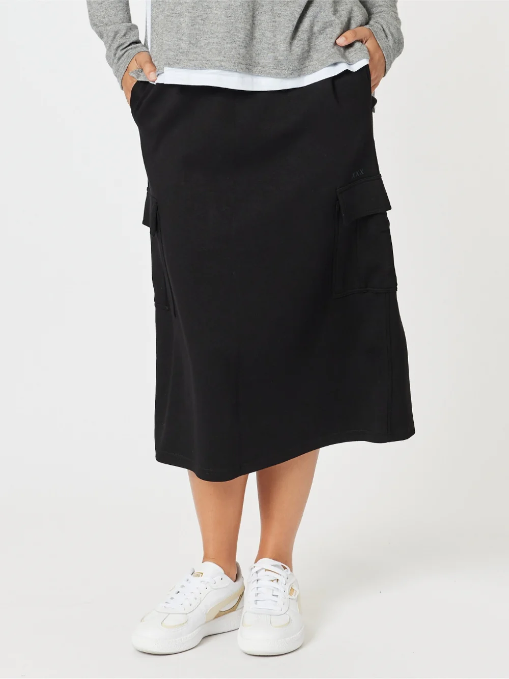 Urban Cargo Skirt - Black