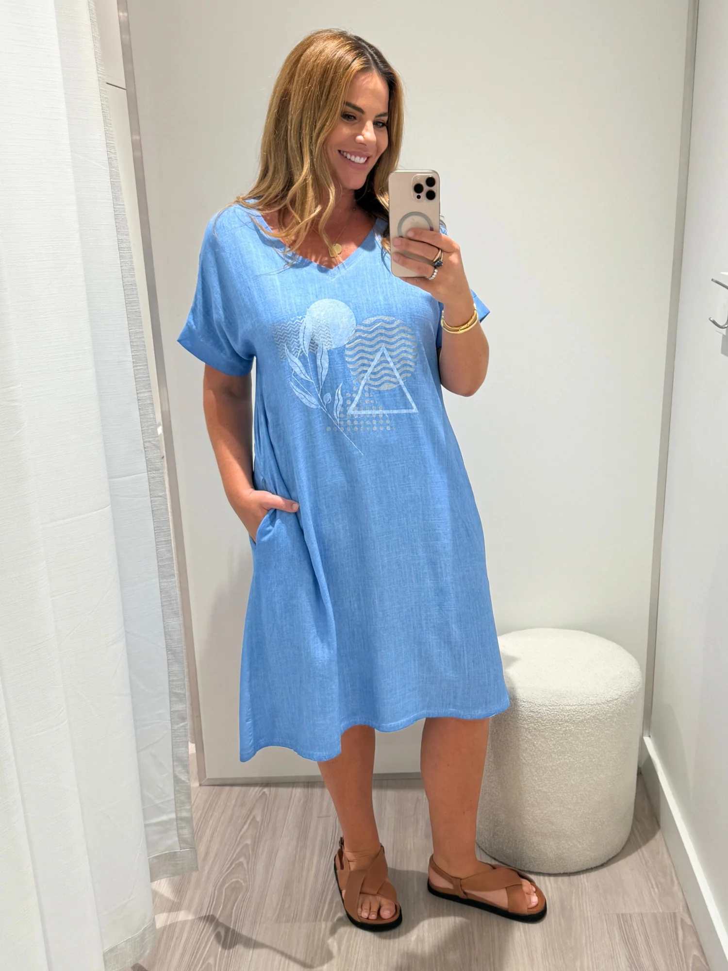 The Elements Dress - Blue