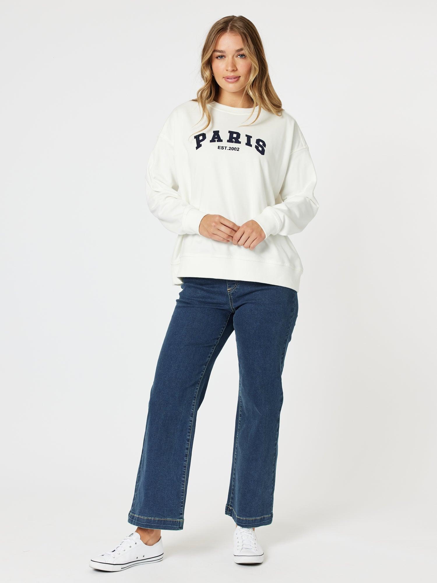 Paris Sweatshirt - White