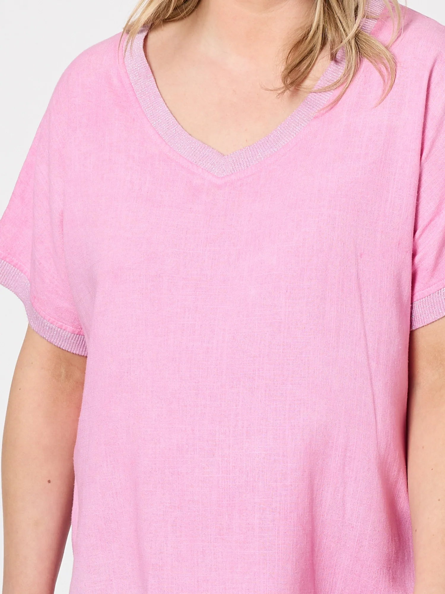 Sienna Top - Washed Pink