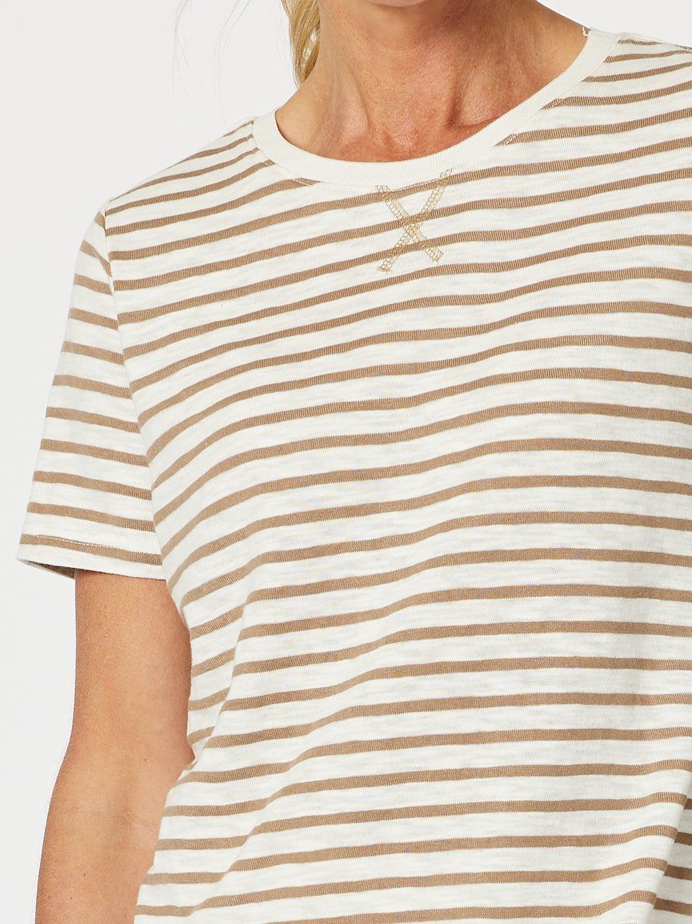 Classic Stripe Tee - Natural