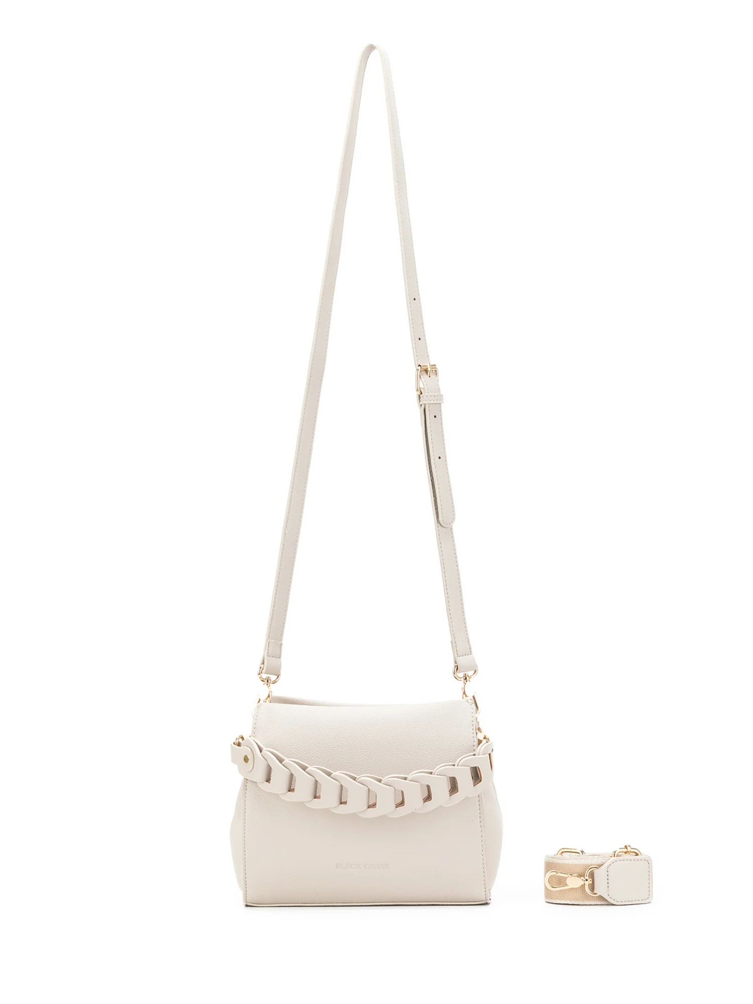 Lua Plait 3 Compartment Handbag - Oatmeal