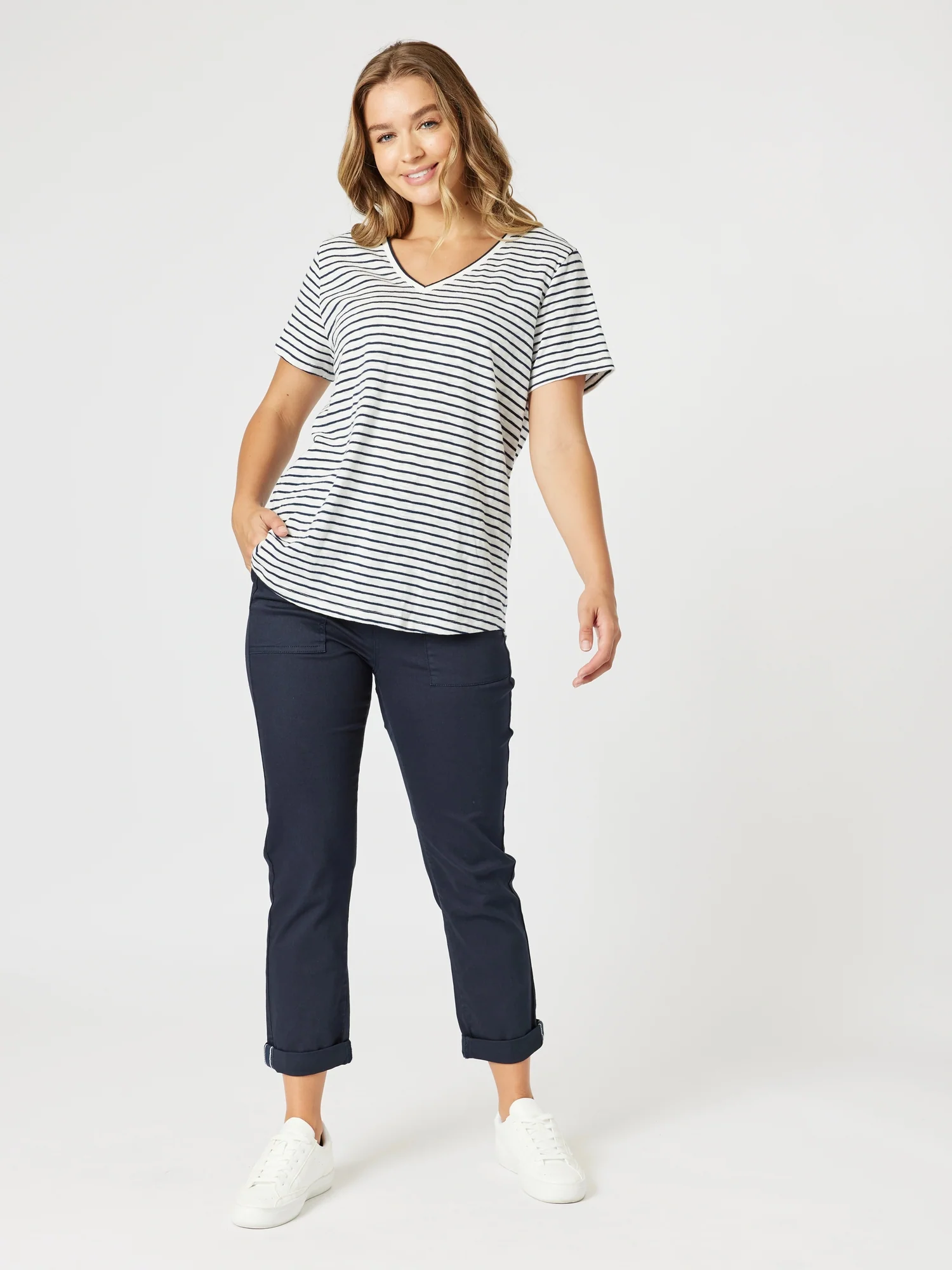 New Isabella Pant - Navy
