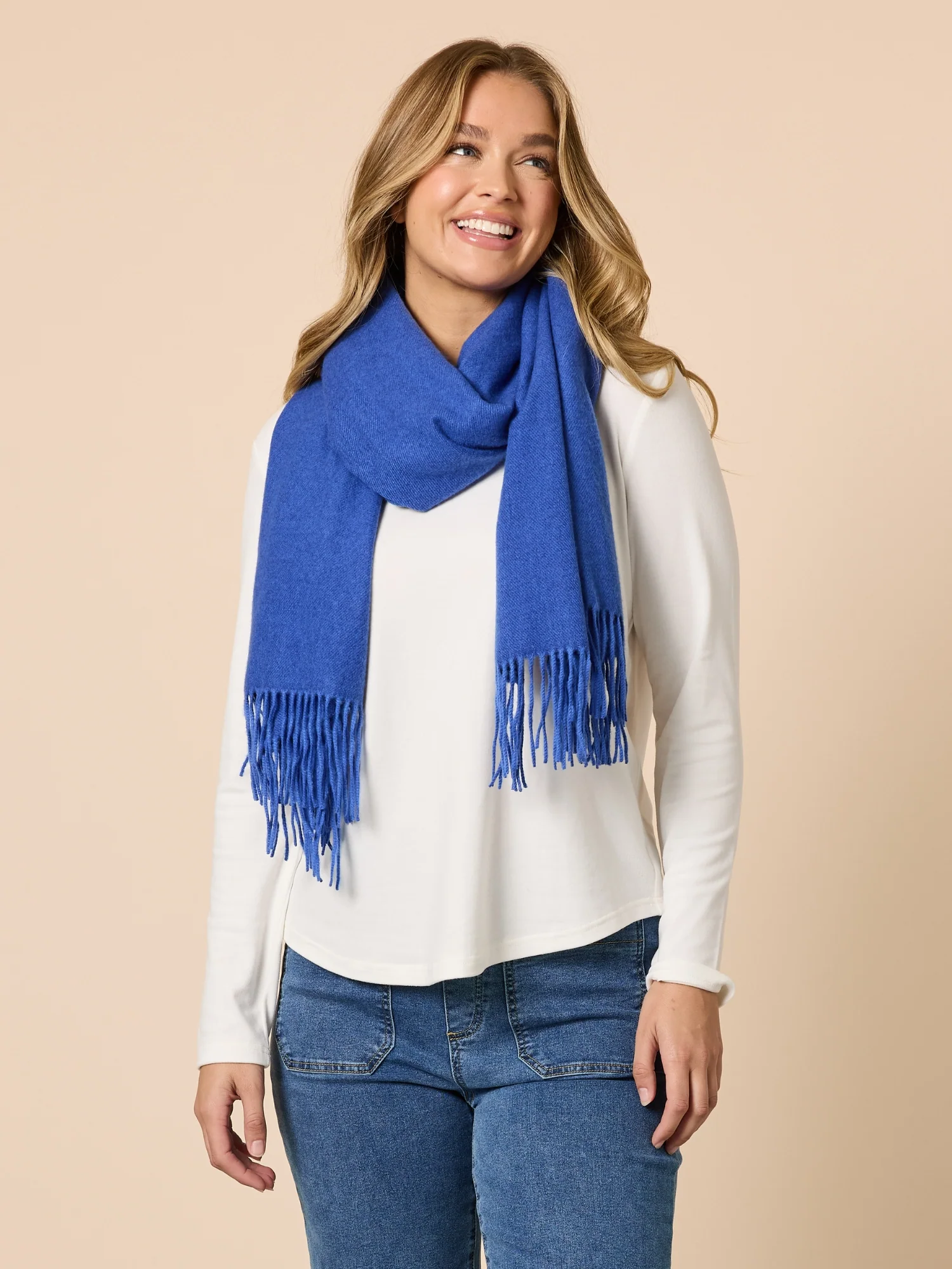 Cosy Scarf - Cobalt