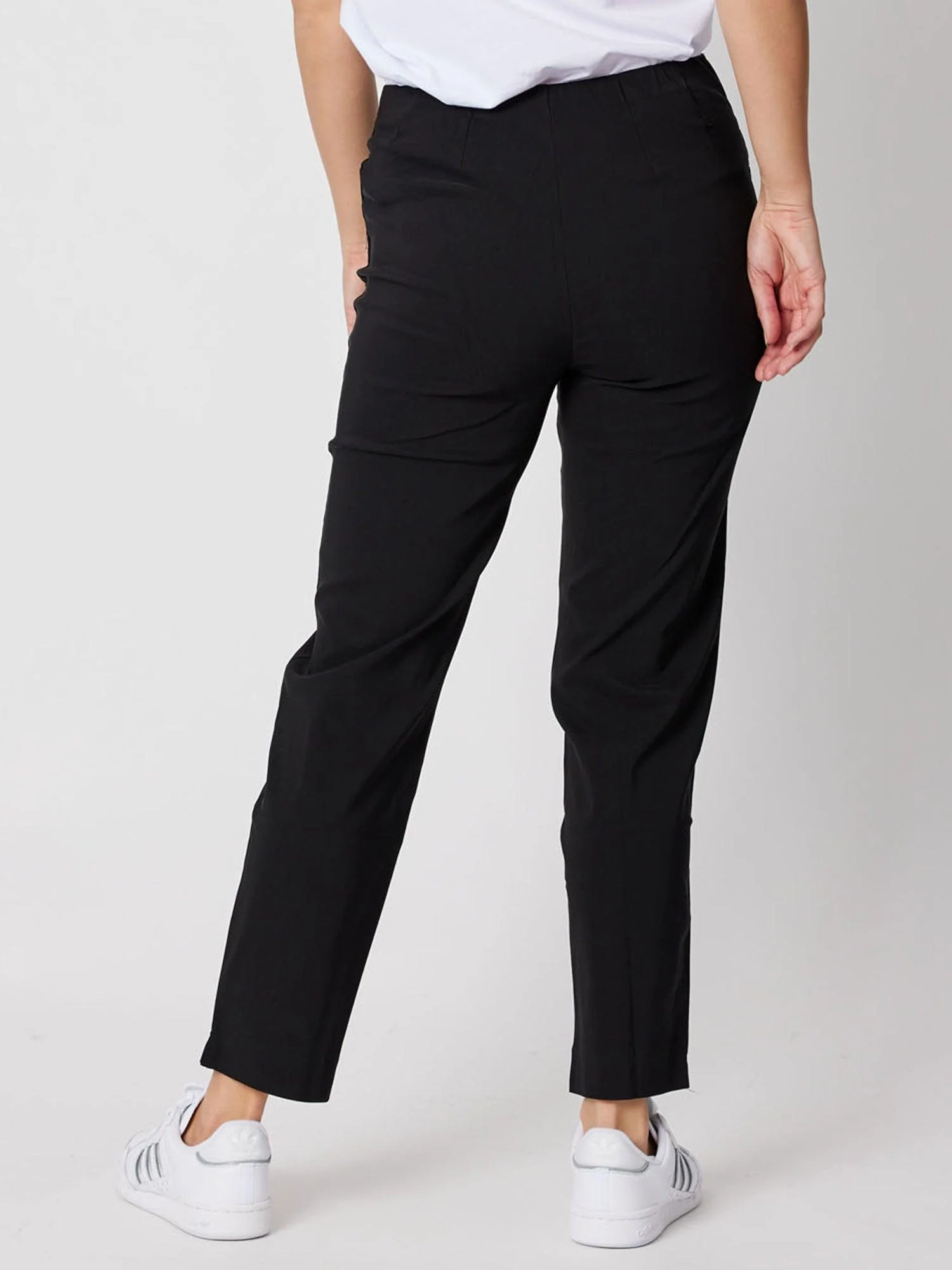 Stretch Full Length Bengaline Pant - Black