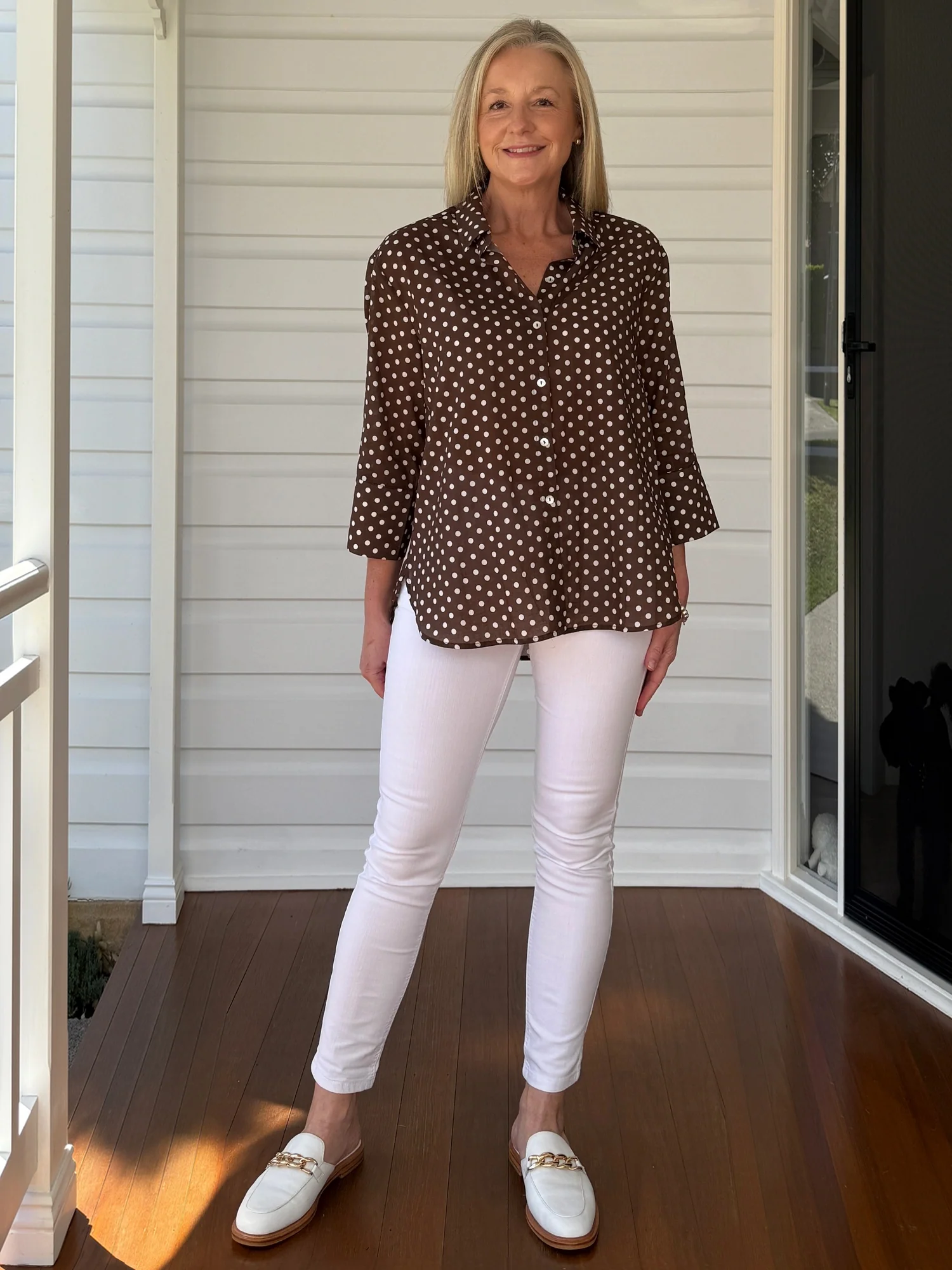 Marvel High Rise Stretch Jean - White