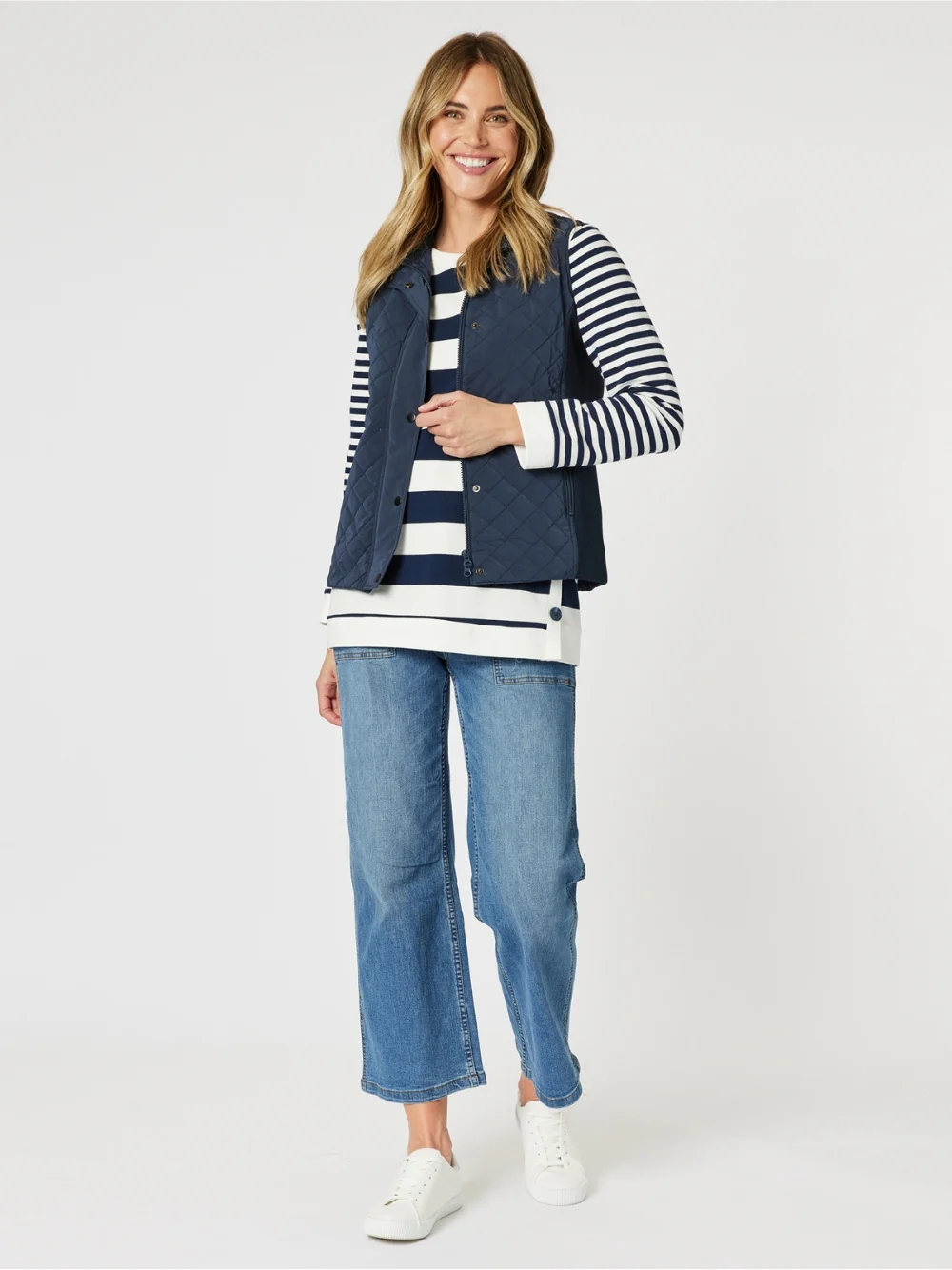 Brighton Puffer Vest - Navy