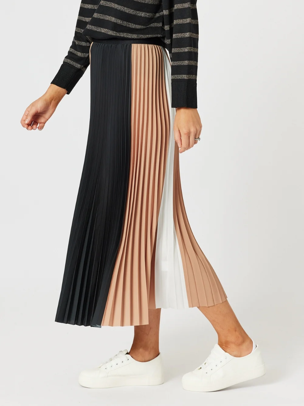 Symphony Pleat Skirt - Black