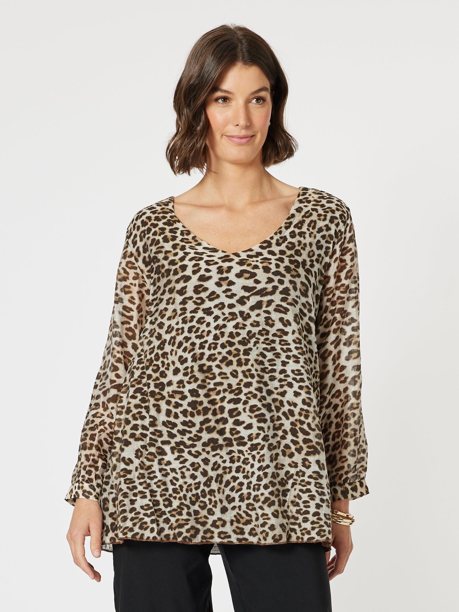 Safari Print Top - Animal