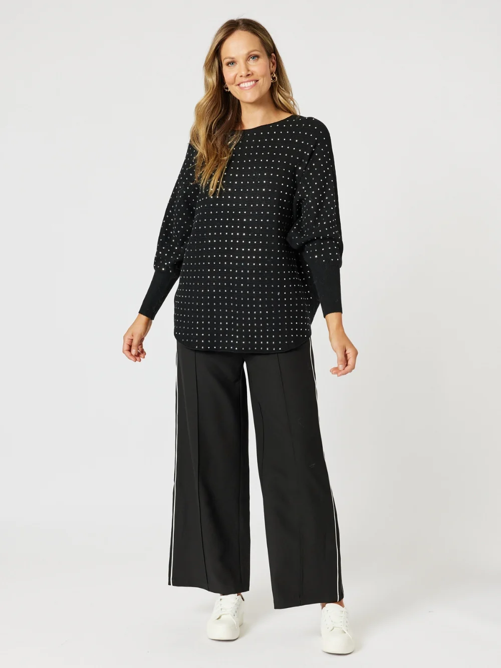 York Stripe Pant - Black