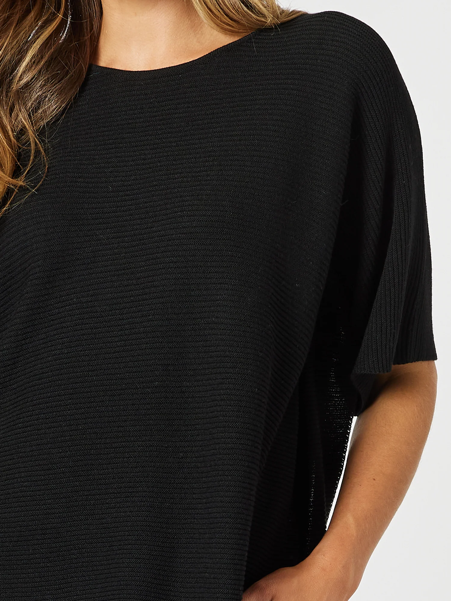 Relax Rib Knit - Black