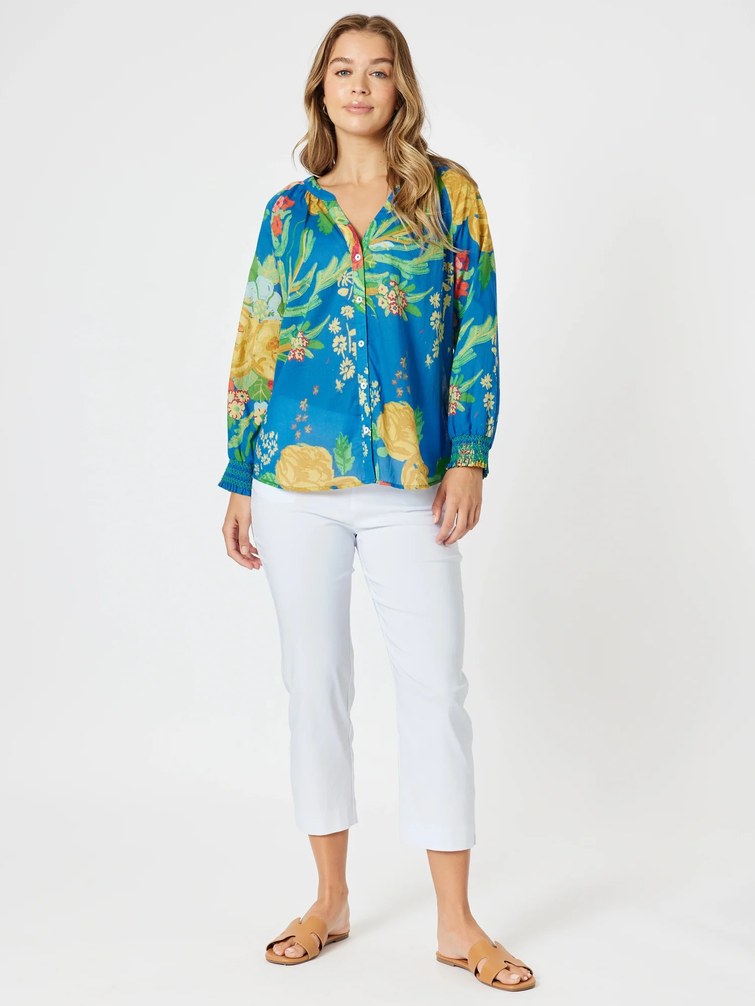 Zara Stretch Pant - White