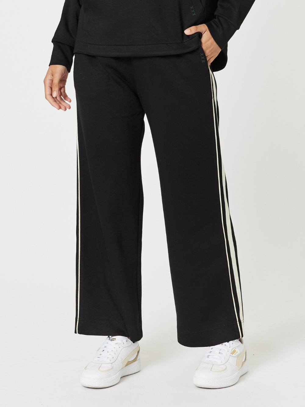 Urban Stripe Pant - Black