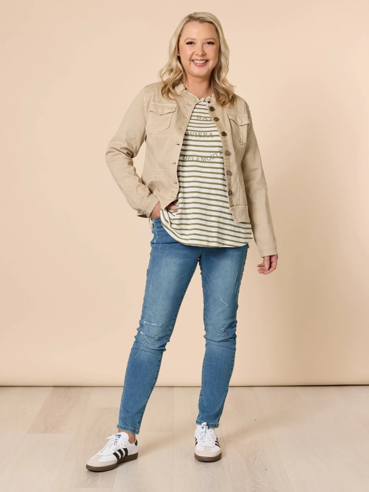 Maggie Denim Jacket - Natural