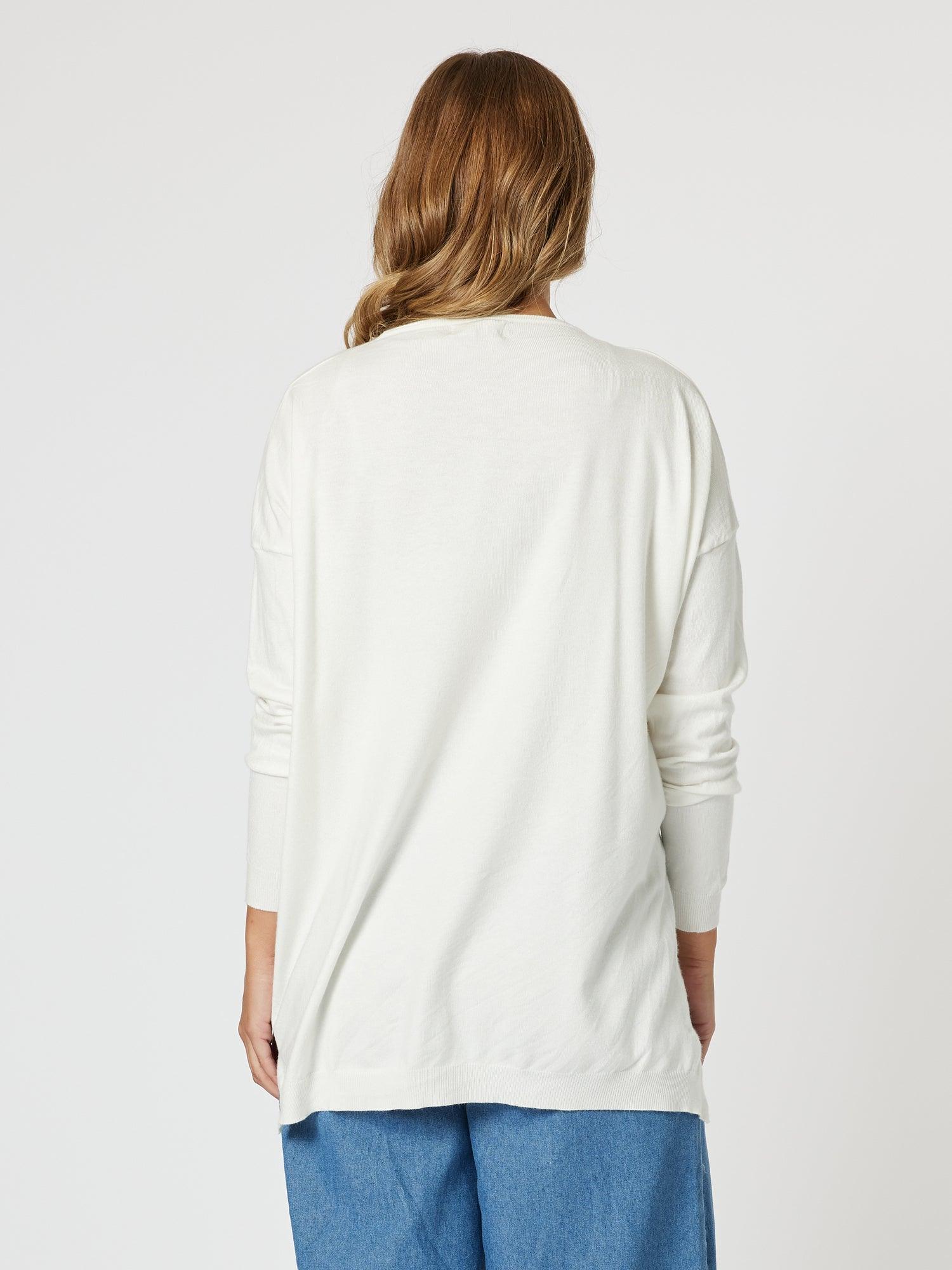 La Paris Knit Top - White