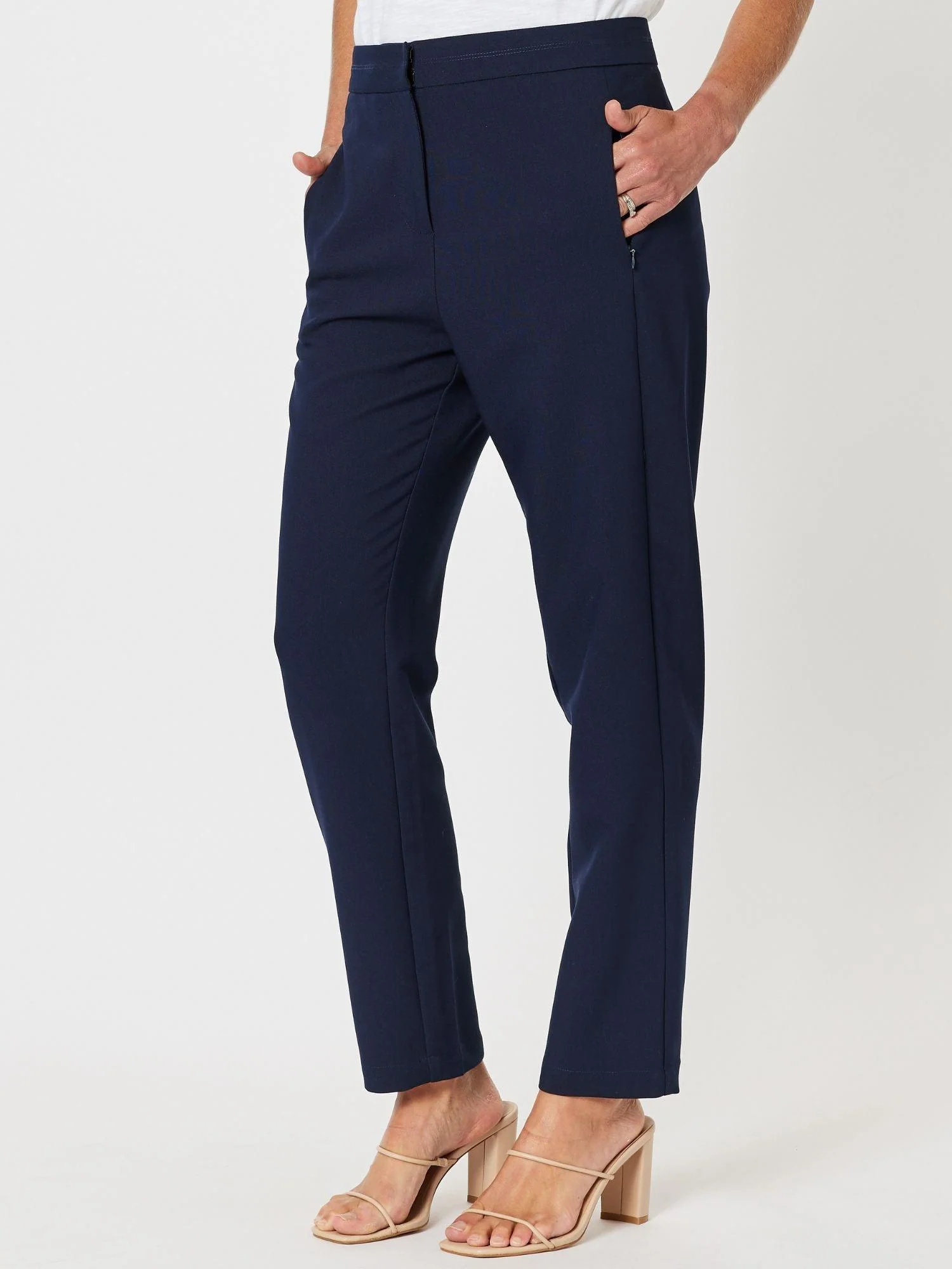 Lauren Slim Leg Pant - Navy