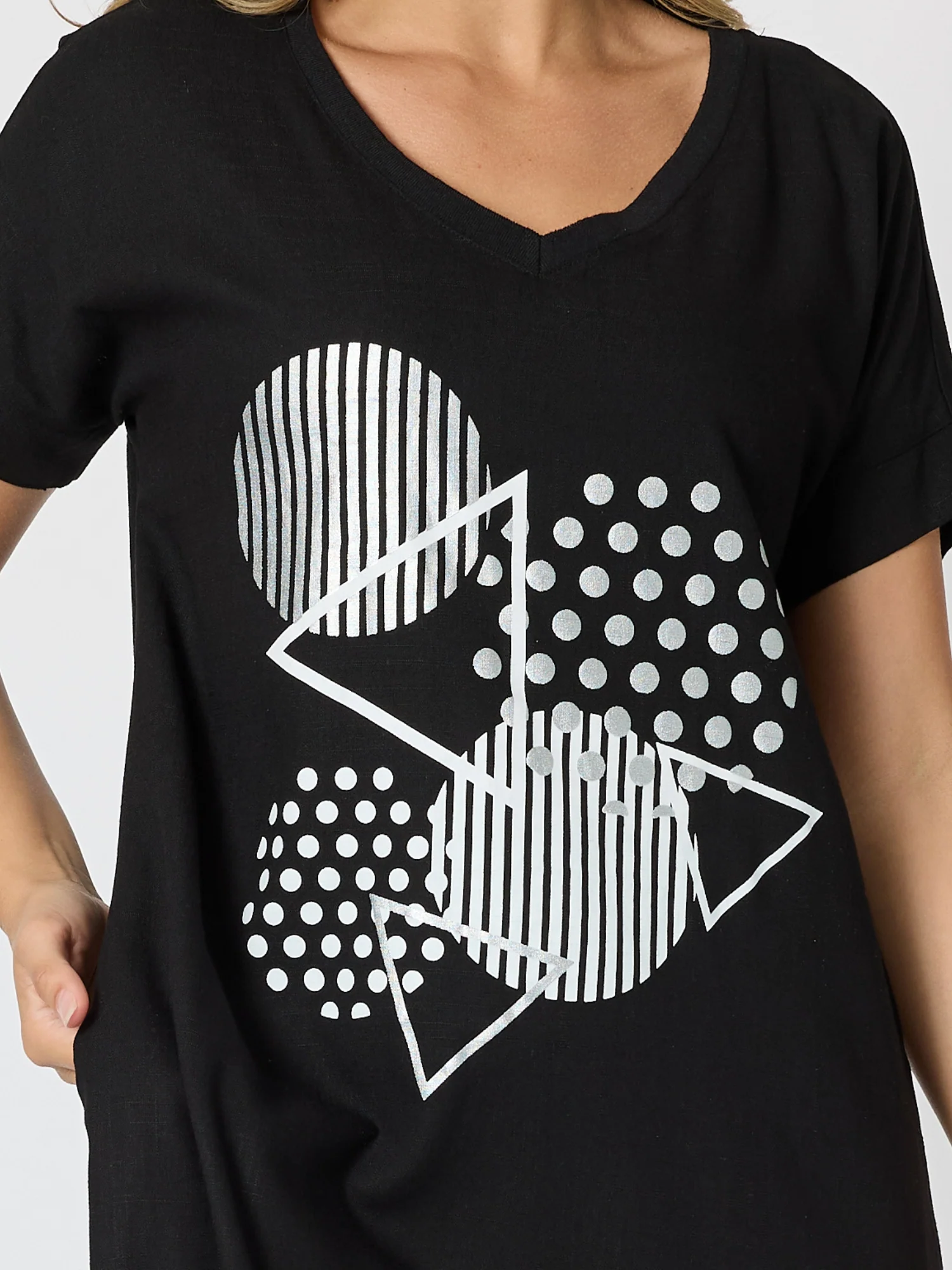 Circle on Circle Dress - Black