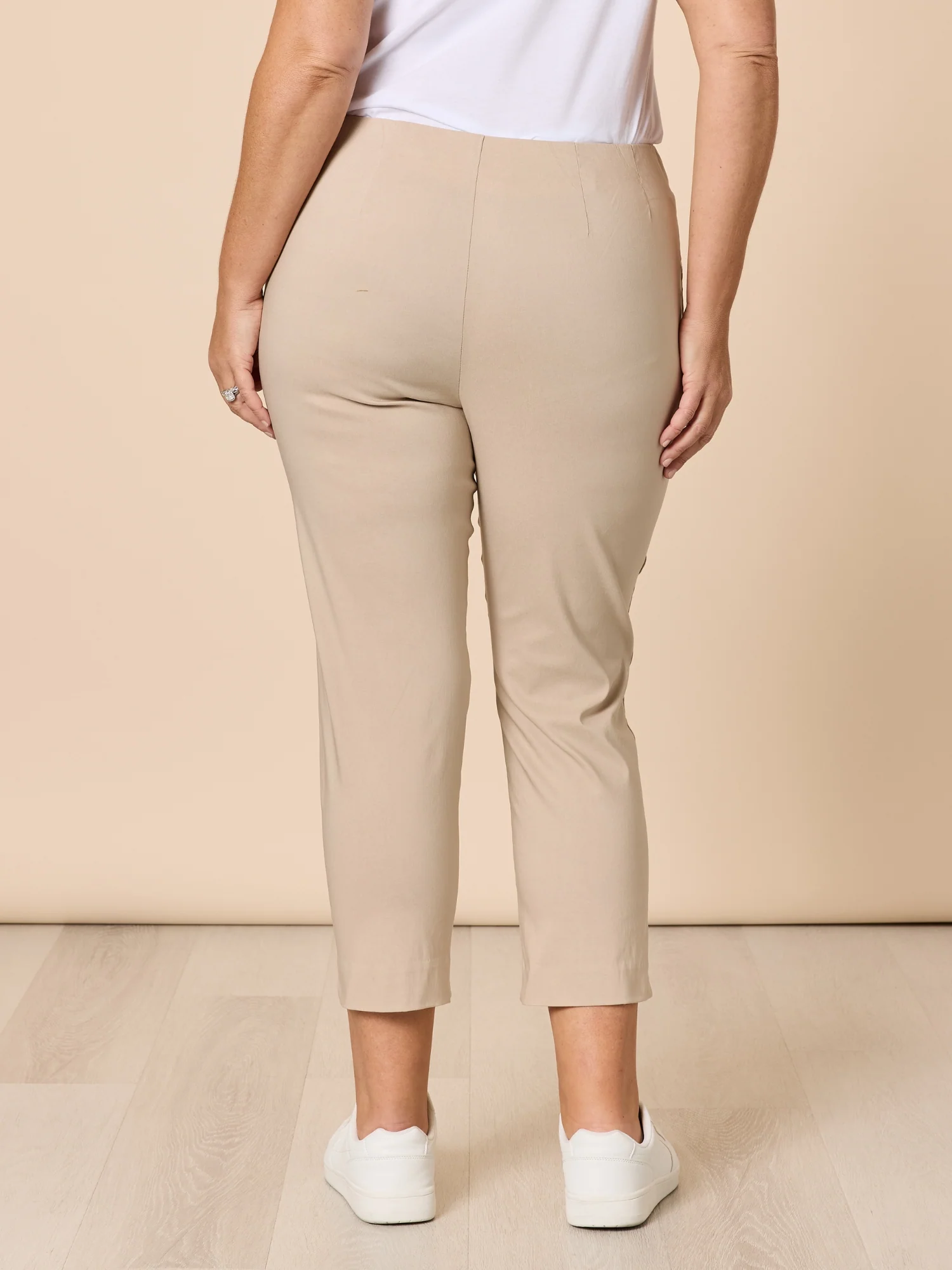 Zara Stretch Pant - Natural