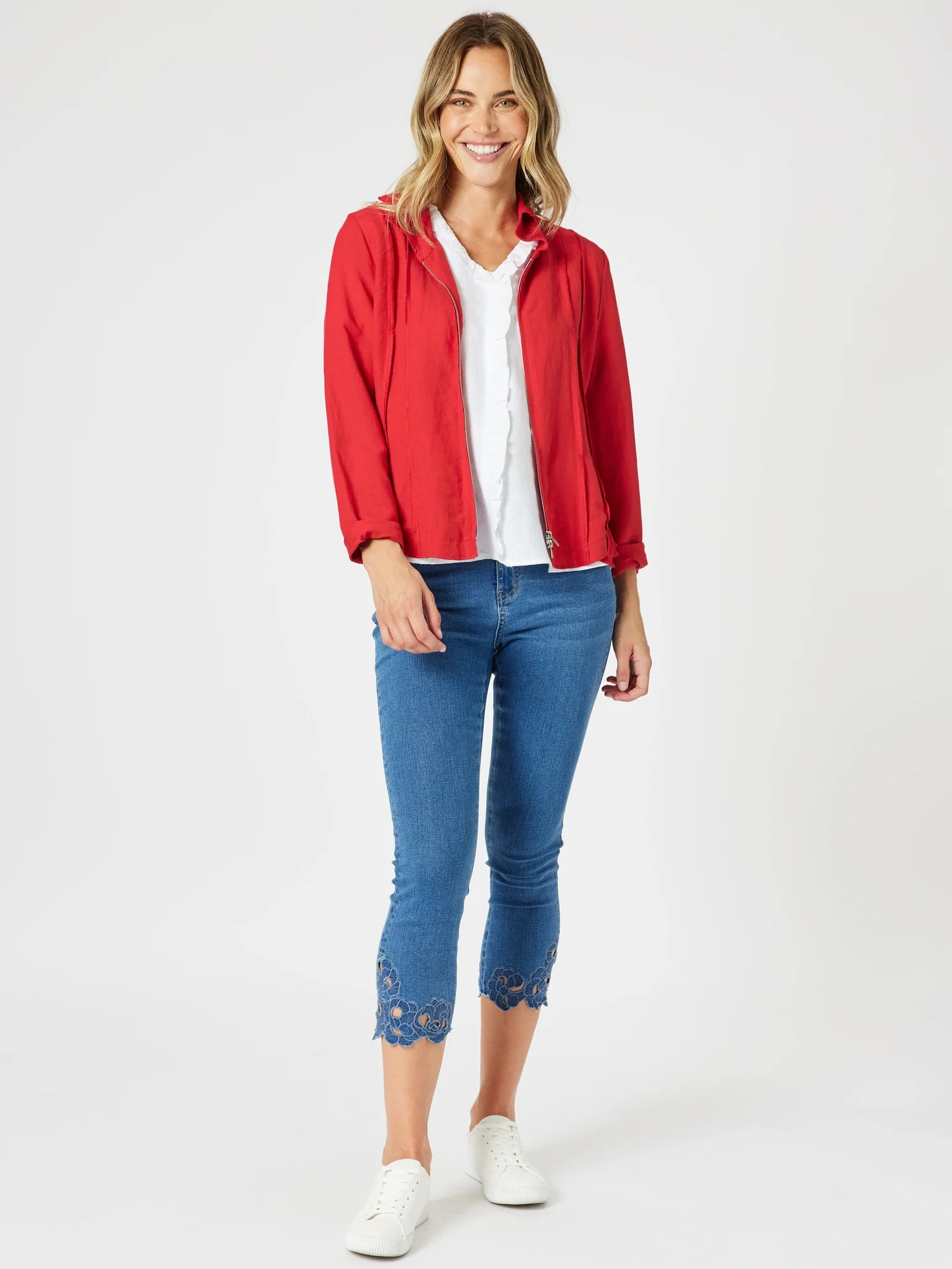Lino Le Marais Jacket - Red