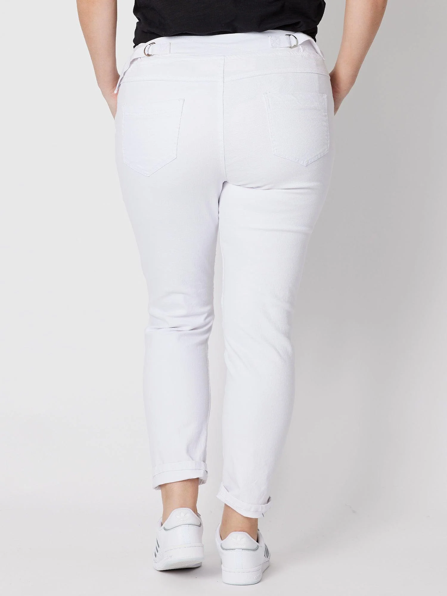London Stretch Jogger Jean - White