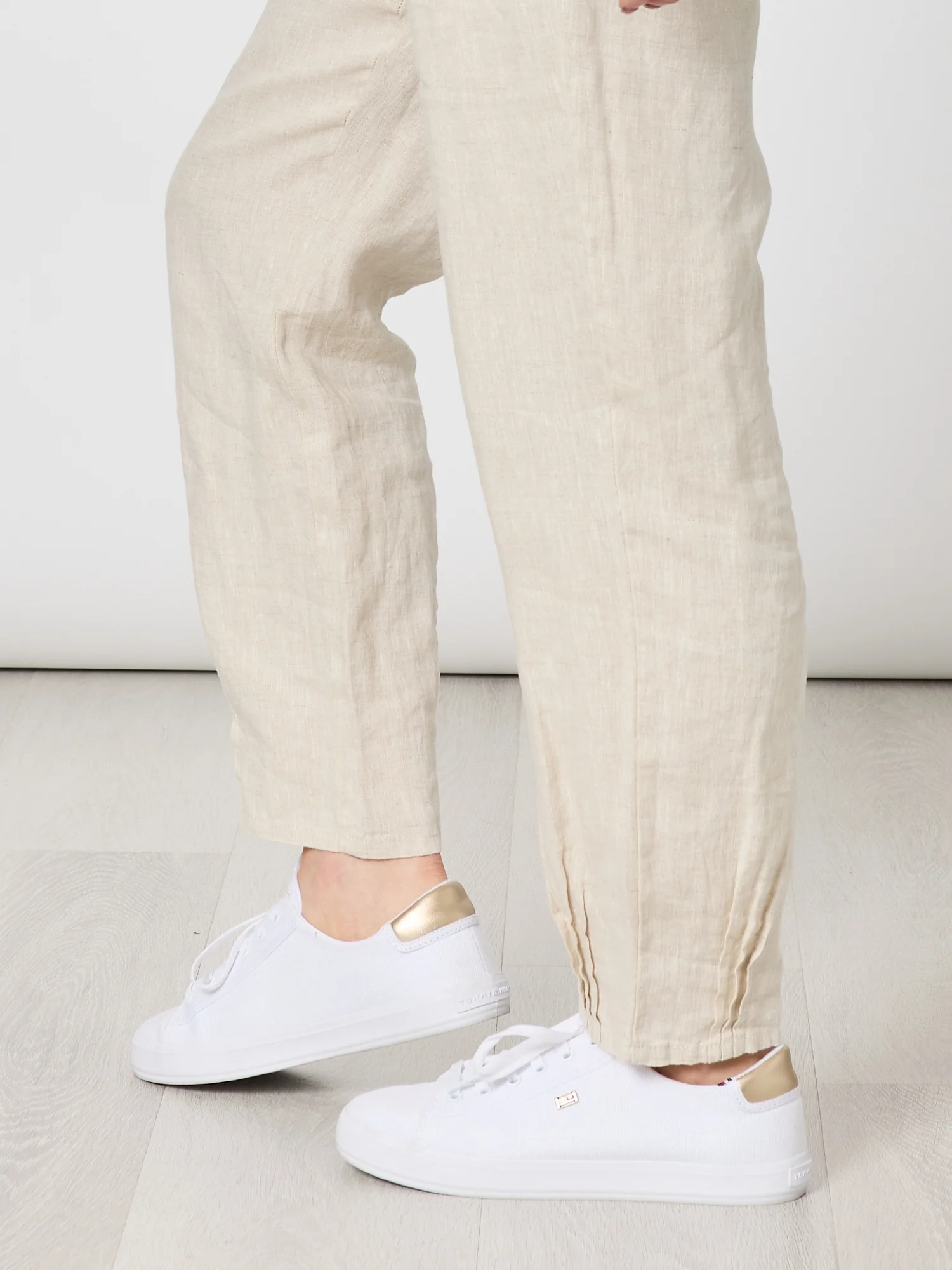 Lino Tapered Pant - Natural