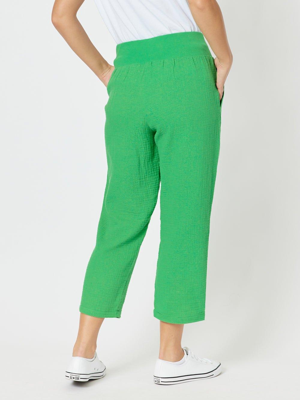 Byron Cotton 7/8 Pant - Emerald