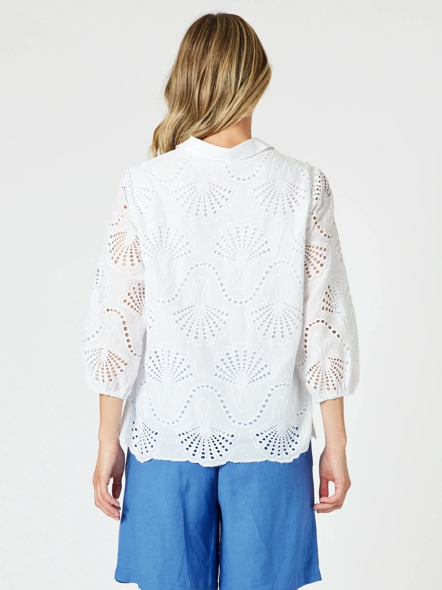 Shelly Lace Top - White