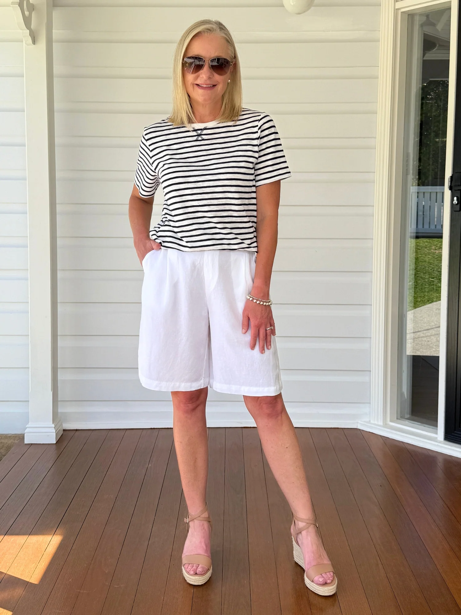 The Lino Short - White