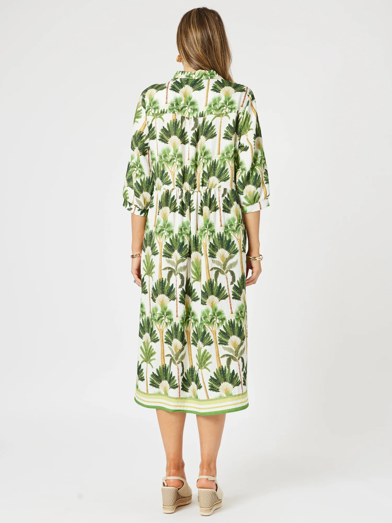 Amazon Print Dress - Green