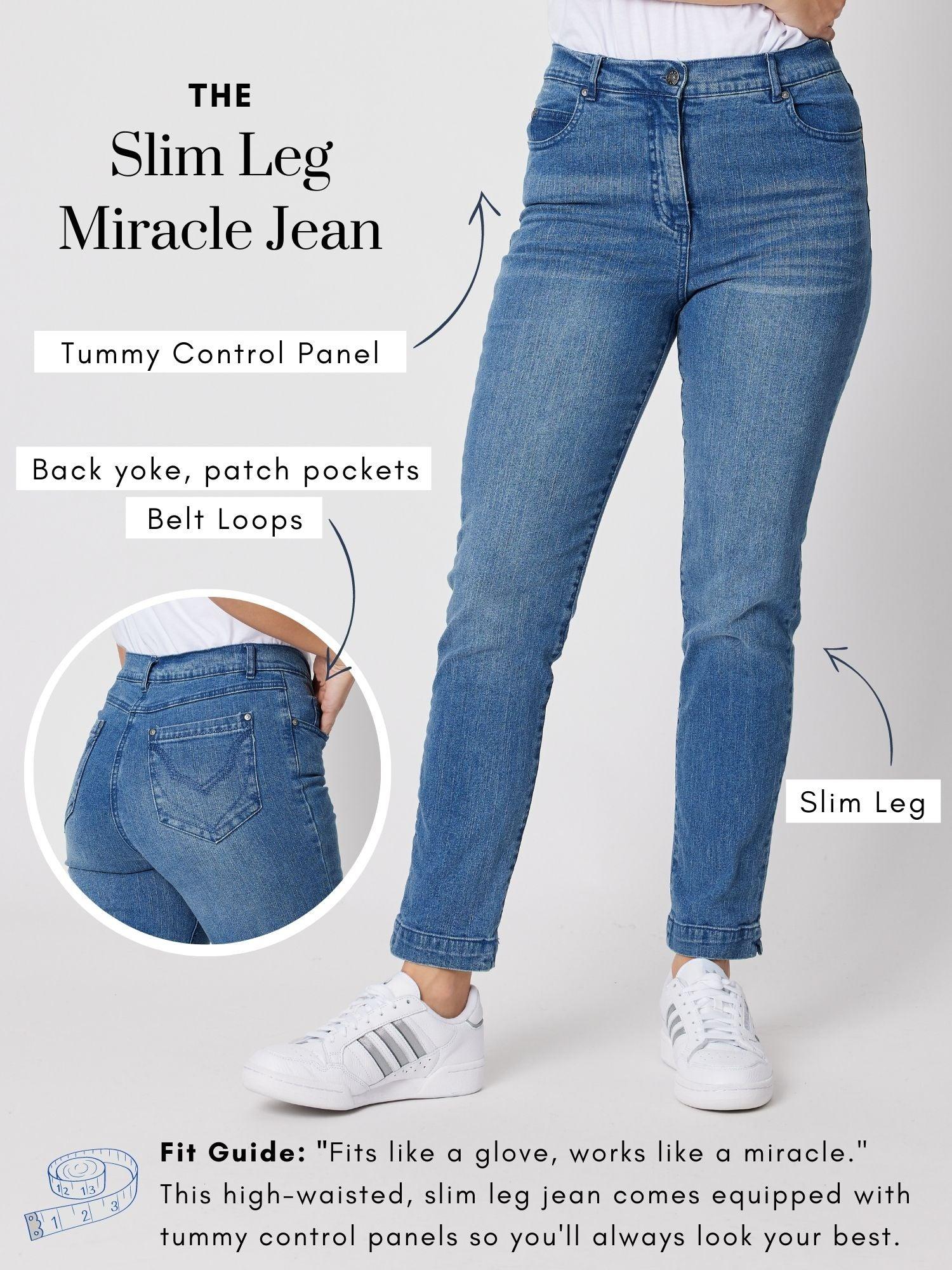Miracle High Rise Jean - Washed Denim