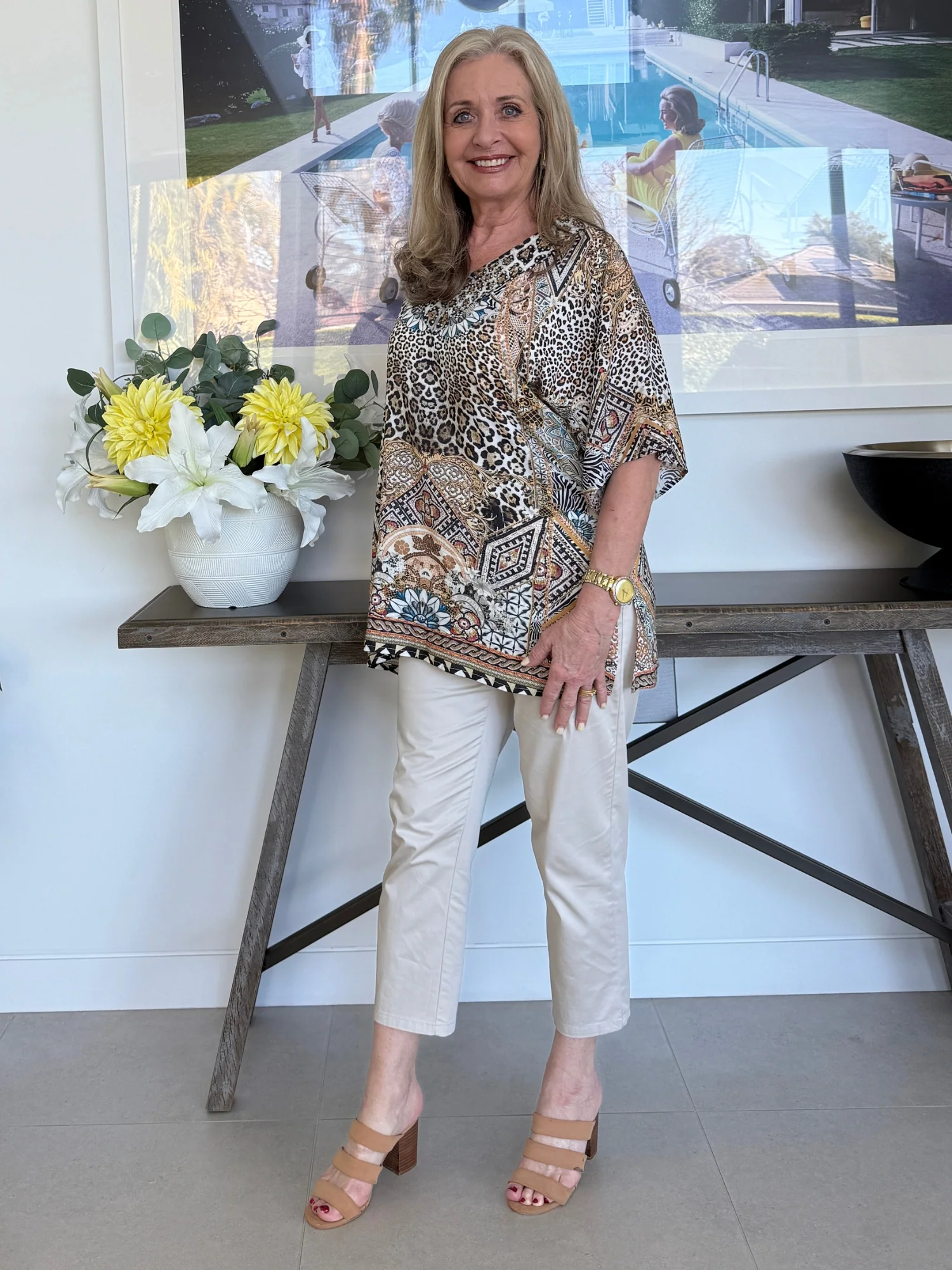 San Marino Pant - Natural