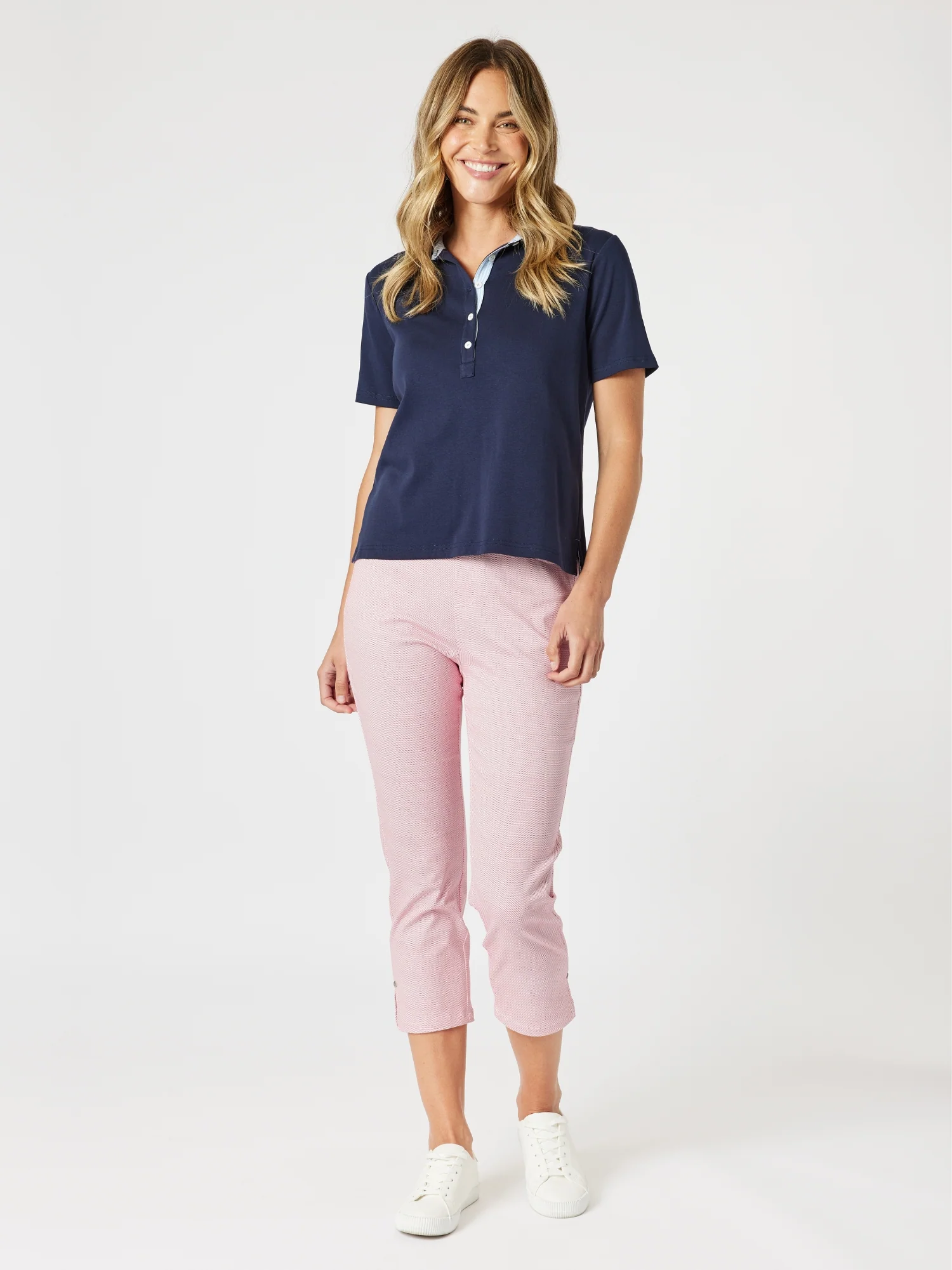 Classic Rib Polo - Navy