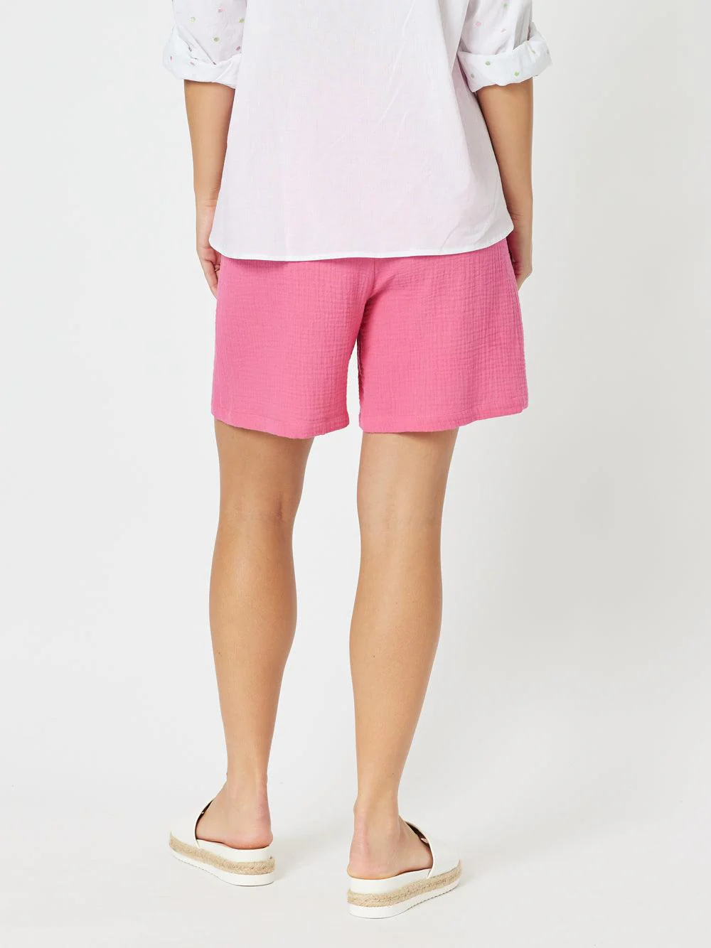 Byron Cotton Short - Hot Pink