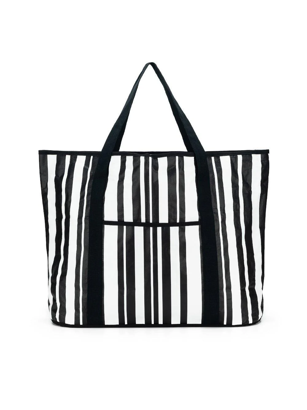 Sabbia Beach Bag Large - Black Stripe