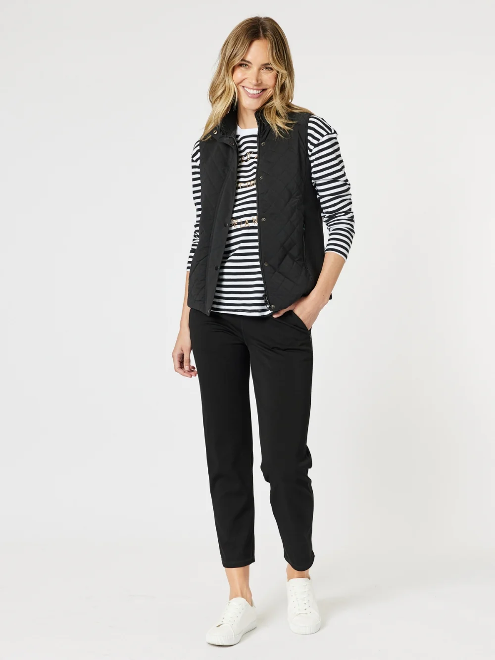 Brighton Puffer Vest - Black