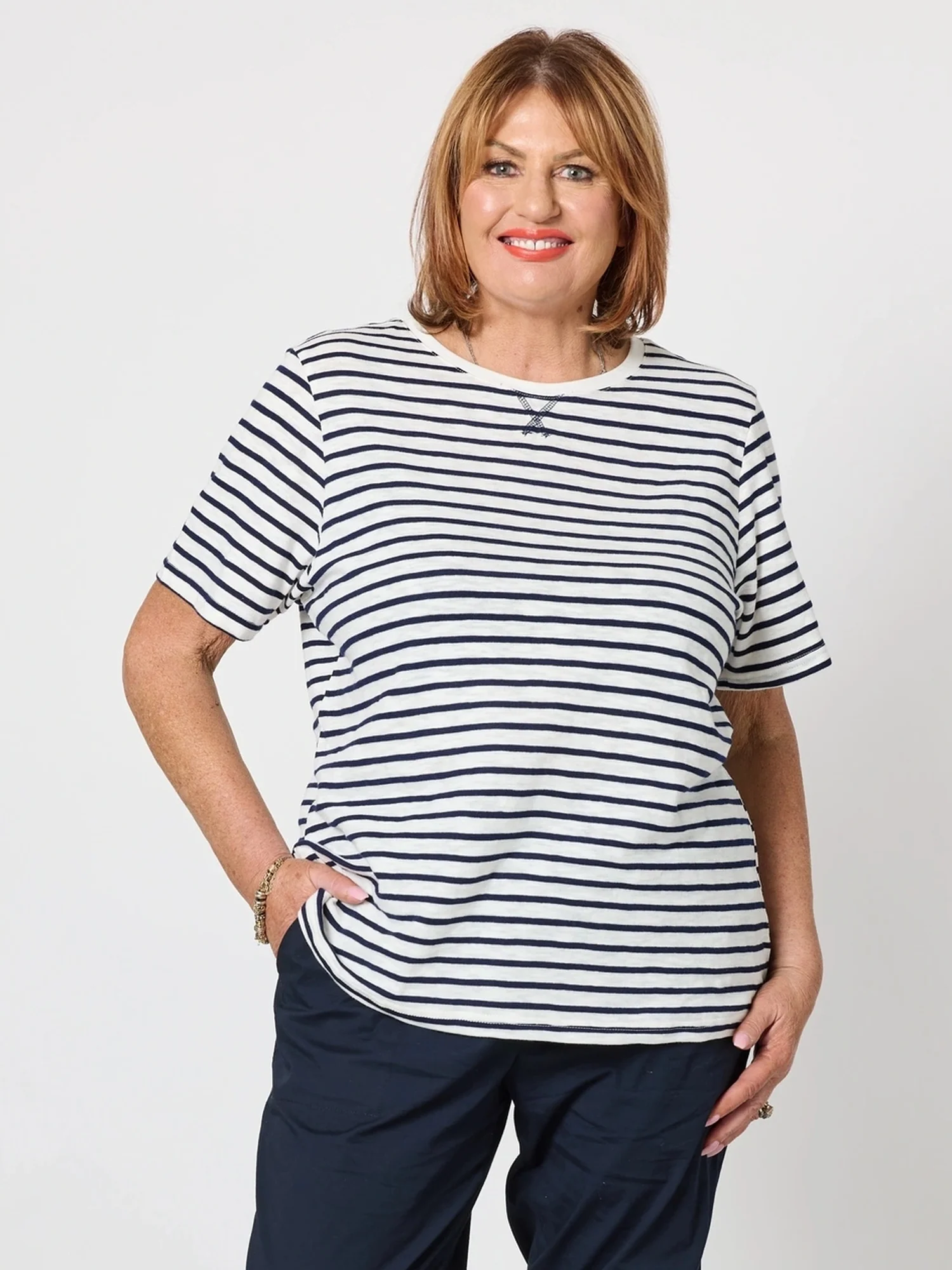 Classic Stripe T-shirt - Navy