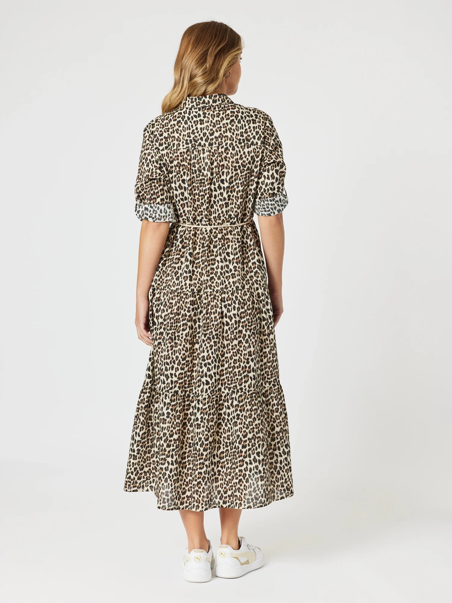 Le Marais Print Shirt Dress - Animal
