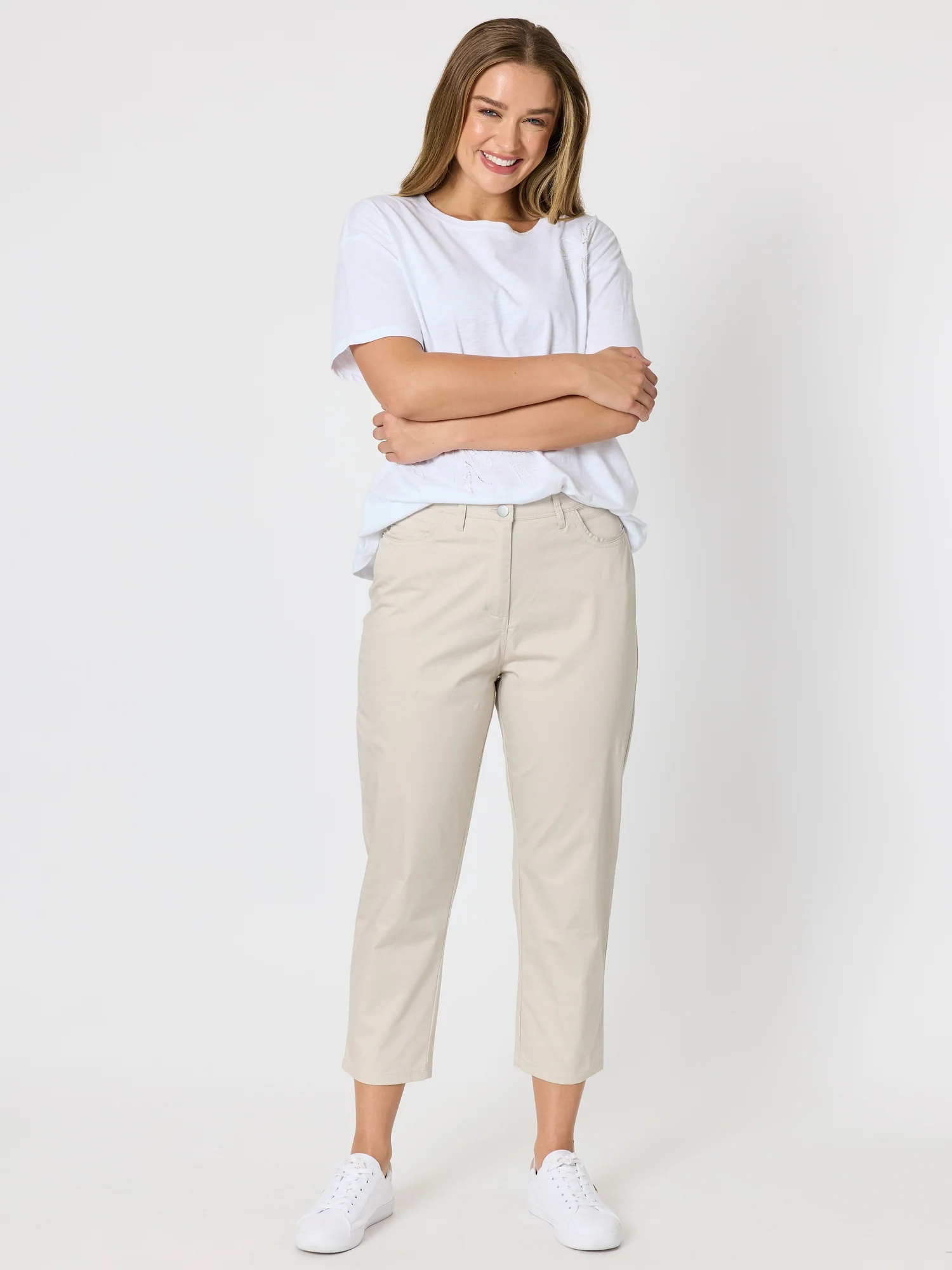 San Marino Pant - Natural