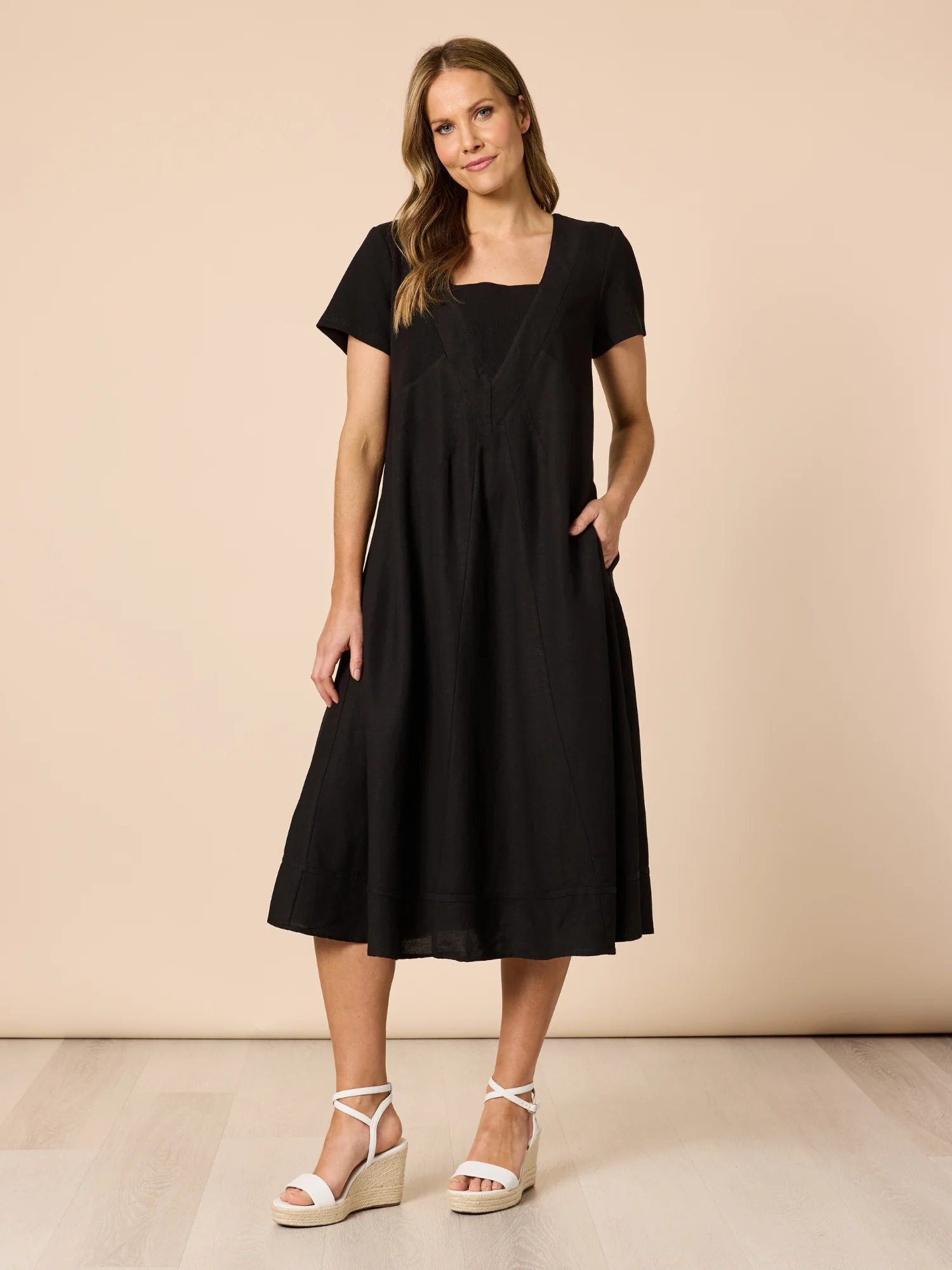 Lino Le Marais Dress - Black