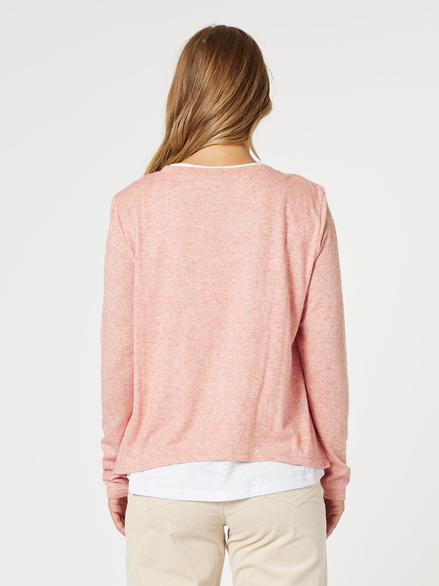 Alice 2 in 1 Knit Top - Coral