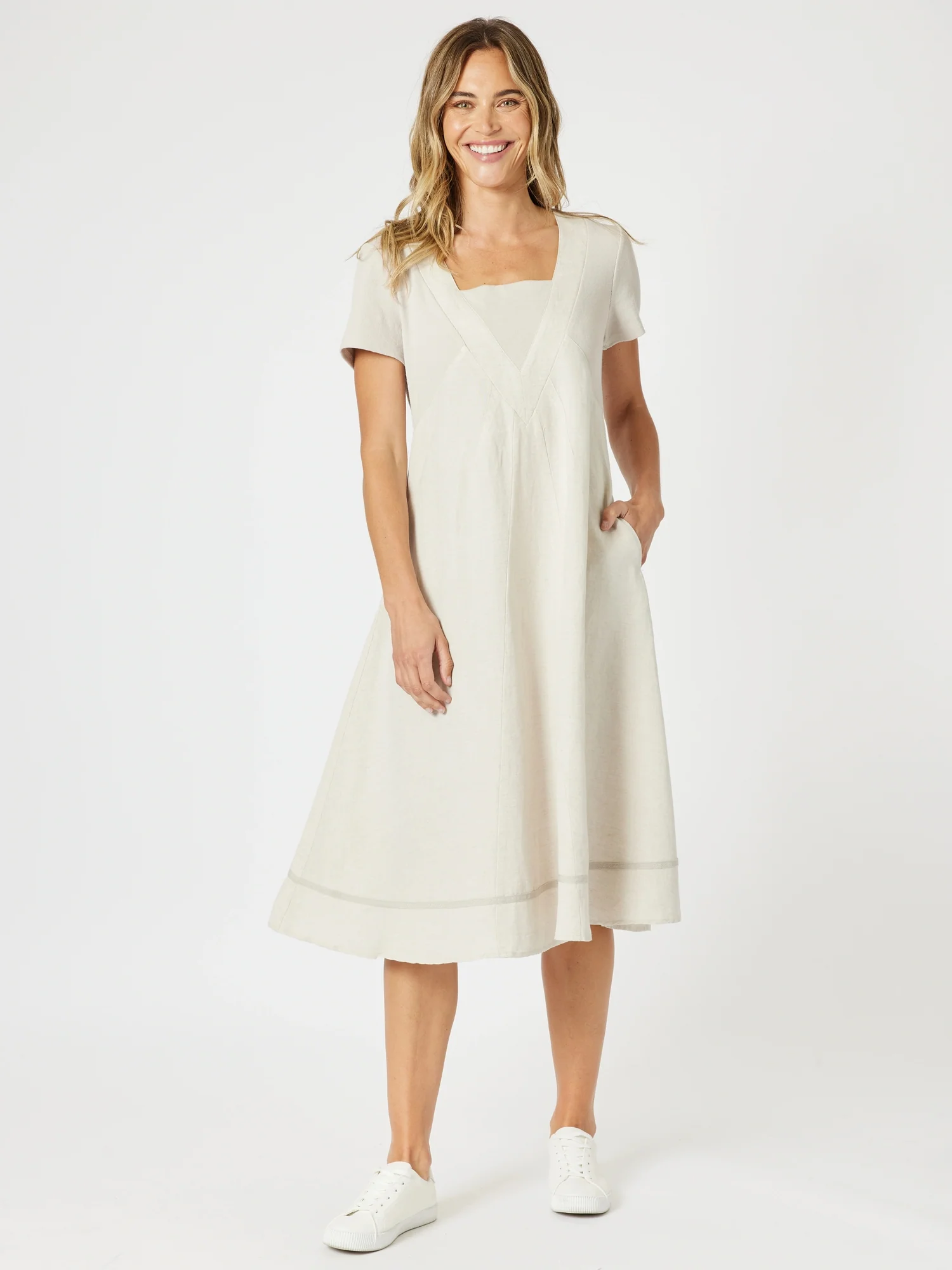 Lino Le Marais Dress - Natural