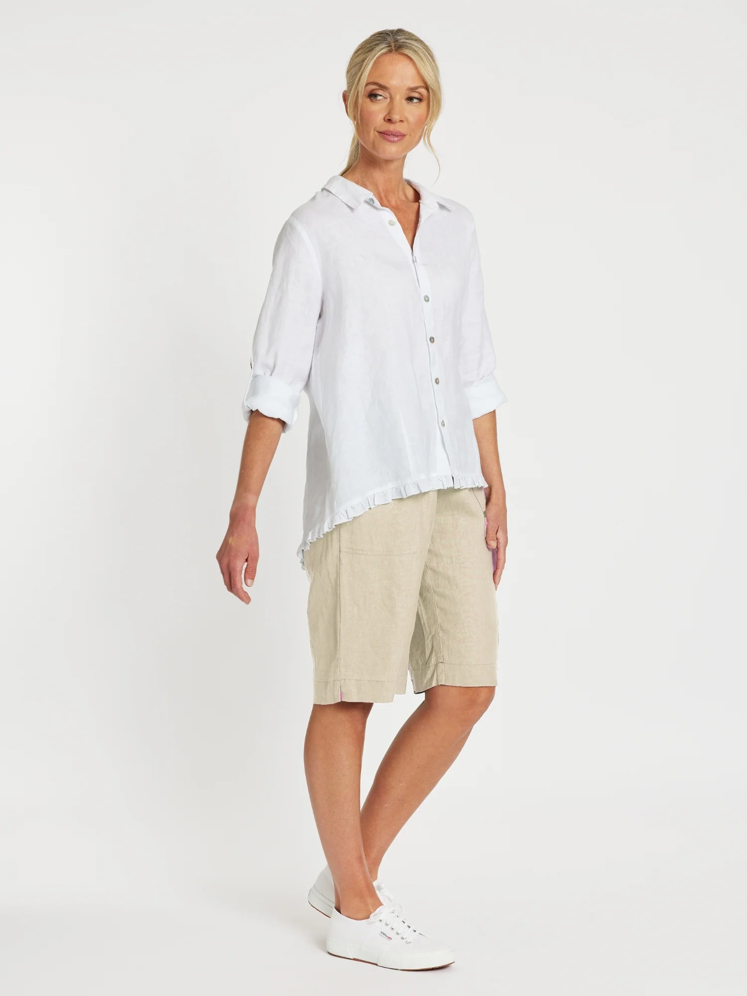 Jordan Linen Short - Natural