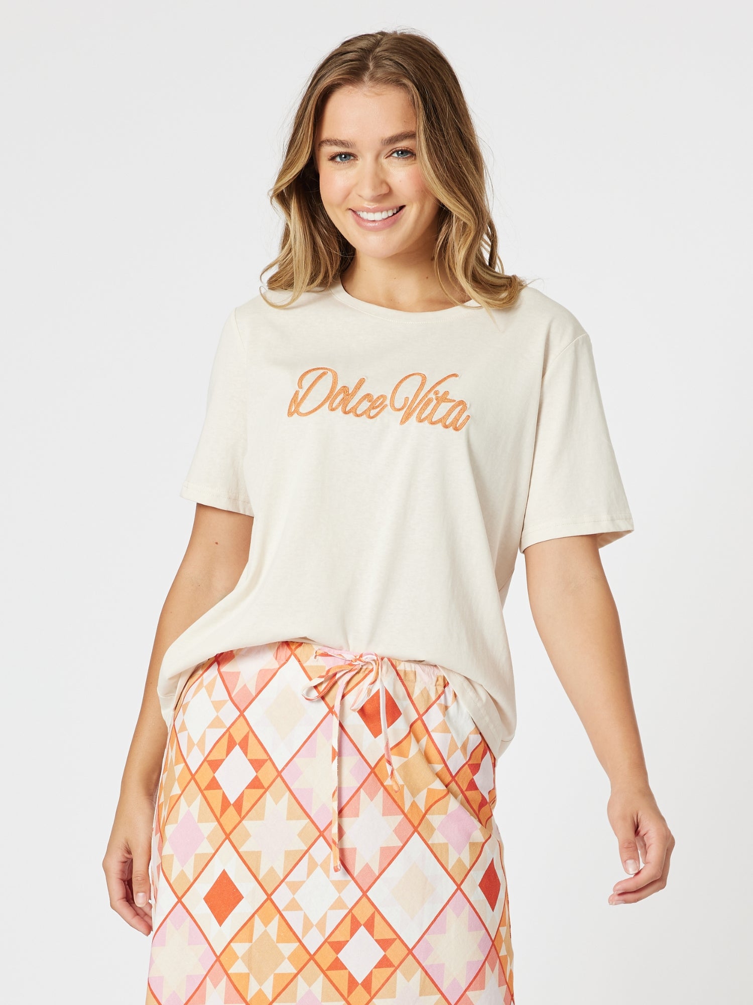 Dolce Vita Tee - Natural