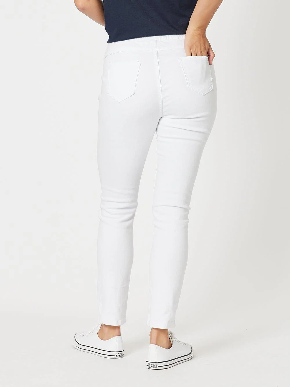 New Yorker Stretch Jean - White