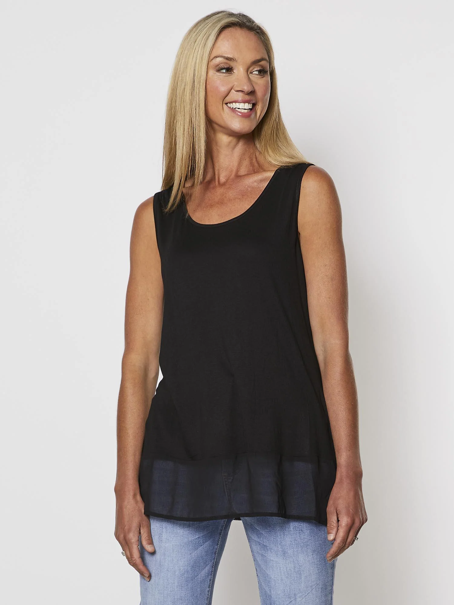 Reversible Tank Top - Black