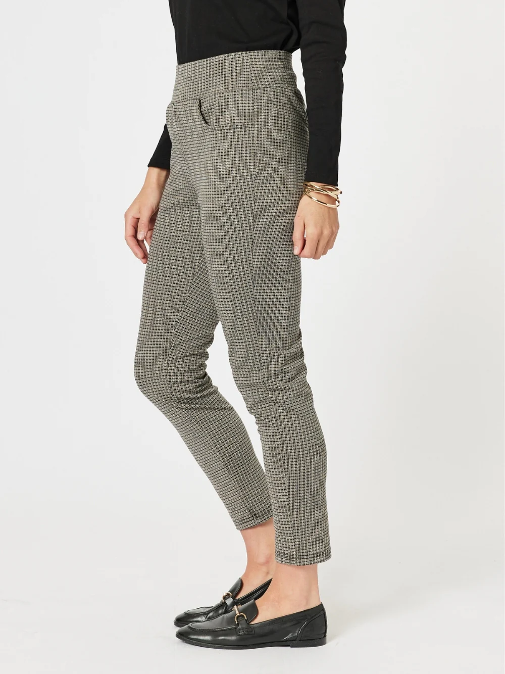 Ava Pant - Natural/Black