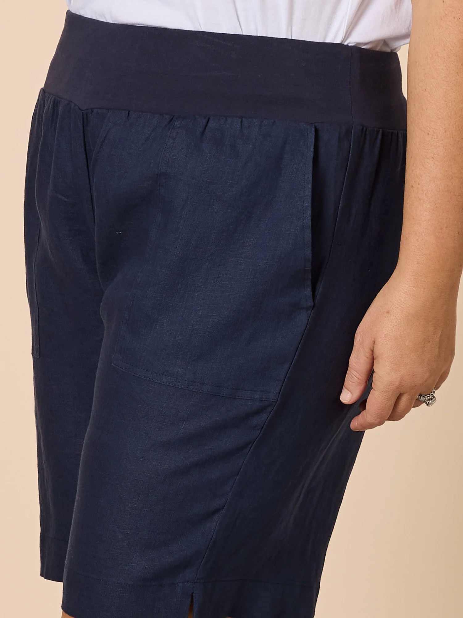 Jordan Linen Short - Navy